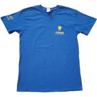 Ginza.se U2: Unisex T-Shirt/Stardes (Blue) (Ex-Tour & Sleeve Print) (Small)