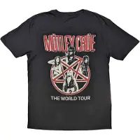 Ginza.se Mötley Crue: Unisex T-Shirt/Vintage World Tour (Black) (Medium)