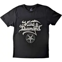 Ginza.se King Diamond: Unisex T-Shirt/Logo (Black) (Medium)