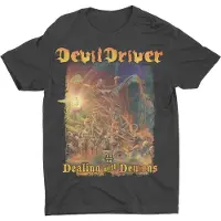 Ginza.se DevilDriver: Unisex T-Shirt/Borrowed (Black) (Back Print) (Large)