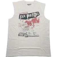 Ginza.se The Sex Pistols: Unisex Tank T-Shirt/Filthy Lucre (Natural) (Embellished) (Medium)