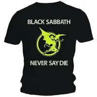 Ginza.se Black Sabbath: Unisex T-Shirt/Never Say Die (Black) (Small)
