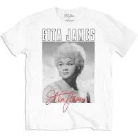 Ginza.se Etta James: Unisex T-Shirt/Portrait (White) (Small)