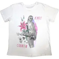 Ginza.se Kurt Cobain: Unisex T-Shirt/Flower (White) (Medium)