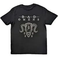Ginza.se Bad Omens: Unisex T-Shirt/Ram Skull (Black) (X-Large)