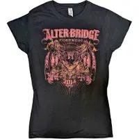 Ginza.se Alter Bridge: Ladies T-Shirt/Fortress Batwing Eagle (Black) (Small)
