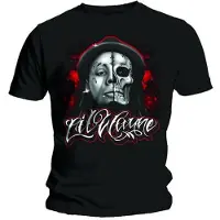 Ginza.se Lil Wayne: Unisex T-Shirt/Skull Sketch (Black) (Medium)