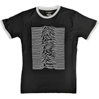 Ginza.se Joy Division: Unisex Ringer T-Shirt/Unknown Pleasures (Black) (Back Print) (Small)