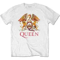 Ginza.se Queen: Unisex T-Shirt/Classic Crest (White) (XXXX-Large)