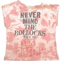 Ginza.se The Sex Pistols: Ladies Crop Top/Never Mind the Bollocks (Pink) (Wash Collection) (X-Large)