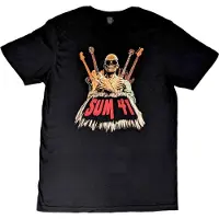 Ginza.se Sum 41: Unisex T-Shirt/Does This Look Like All Killer No Filler European Tour 2022 (Black) (Back Print & Ex-Tour) (Mediu