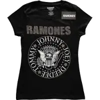 Ginza.se Ramones: Ladies T-Shirt/Presidential Seal (Black) (Embellished) (XX-Large)