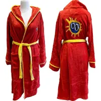 Ginza.se Primal Scream: Unisex Bathrobe/Screamadelica (Red & Yellow) (Back Print) (Small - Medium)
