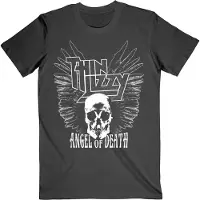 Ginza.se Thin Lizzy: Unisex T-Shirt/Angel of Death (Black) (Back Print) (Medium)