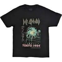 Ginza.se Def Leppard: Unisex T-Shirt/Tokyo (Charcoal Grey) (X-Large)