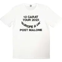 Ginza.se Post Malone: Unisex T-Shirt/Spotlight 2023 Tour (White) (Back Print & Ex-Tour) (X-Large)