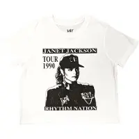 Ginza.se Janet Jackson: Ladies Crop Top/Rhythm Nation (White) (Small)