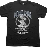 Ginza.se Elton John: Unisex T-Shirt/In Concert (Black) (Embellished) (XX-Large)