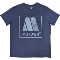 Ginza.se Motown Records: Unisex T-Shirt/Vintage Logo (Denim Blue) (XX-Large)