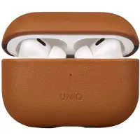 Uniq fodral Terra i äkta läder för Apple AirPods Pro 2, brun/toffee brown