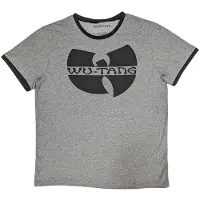 Ginza.se Wu-Tang Clan: Unisex Ringer T-Shirt/Logo (Grey) (Medium)