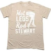 Ginza.se Rod Stewart: Unisex T-Shirt/Hot Legs (Sand) (Medium)