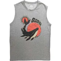 Ginza.se Gojira: Unisex Tank T-Shirt/Whale (Grey) (Large)