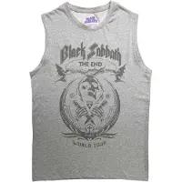Ginza.se Black Sabbath: Unisex Tank T-Shirt/The End Mushroom Cloud (Grey) (Small)