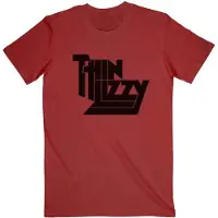 Ginza.se Thin Lizzy: Unisex T-Shirt/Logo (Red) (Small)