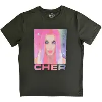 Ginza.se Cher: Unisex T-Shirt/Pink Hair (Green) (X-Large)