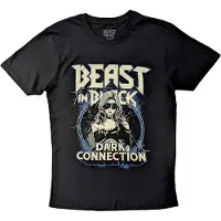 Ginza.se Beast in Black: Unisex T-Shirt/Dark Connection Girl (Black) (Back Print) (Small)