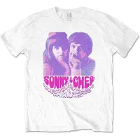 Ginza.se Sonny & Cher: Unisex T-Shirt/Westbury Music Fair (White) (Small)