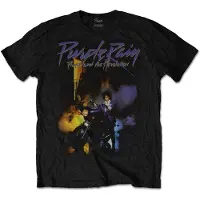 Ginza.se Prince: Unisex T-Shirt/Purple Rain (Black) (XXXX-Large)
