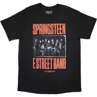 Ginza.se Bruce Springsteen: Unisex T-Shirt/Tour '23 Band Photo (Black) (Back Print & Ex-Tour) (Small)
