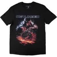 Ginza.se Disturbed: Unisex T-Shirt/European Tour '23 Medallion (Black) (Back Print & Ex-Tour) (Large)