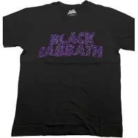 Ginza.se Black Sabbath: Unisex T-Shirt/Wavy Logo (Black) (Embellished) (Small)