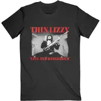 Ginza.se Thin Lizzy: Unisex T-Shirt/Live & Dangerous (Black) (XX-Large)