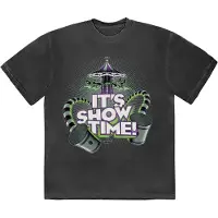 Ginza.se Beetlejuice: Unisex T-Shirt/It's Showtime Carousel (Black) (Large)