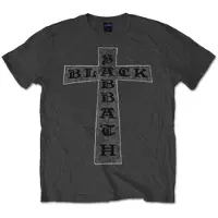 Ginza.se Black Sabbath: Unisex T-Shirt/Cross (Charcoal Grey) (Large)