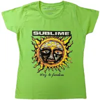 Ginza.se Sublime: Ladies T-Shirt/40oz To Freedom (Green) (Large)