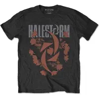 Ginza.se Halestorm: Unisex T-Shirt/Bouquet (Black) (Small)