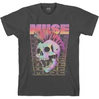 Ginza.se Muse: Unisex T-Shirt/Mowhawk Skull (Black) (Medium)
