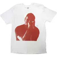 Ginza.se Post Malone: Unisex T-Shirt/Red Photo Live (White) (Back Print & Ex-Tour) (XX-Large)