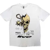 Ginza.se Post Malone: Unisex T-Shirt/Leeds & Reading (White) (Ex-Tour) (Medium)