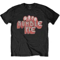 Ginza.se Humble Pie: Unisex T-Shirt/Live '73 Poster (Black) (Small)
