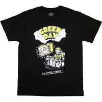 Ginza.se Green Day: Unisex T-Shirt/Longview Doodle (Black) (Large)