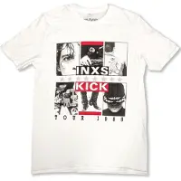 Ginza.se INXS: Unisex T-Shirt/KICK Tour (White) (X-Large)