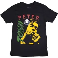 Ginza.se Peter Tosh: Unisex T-Shirt/Smokin' (Black) (X-Large)