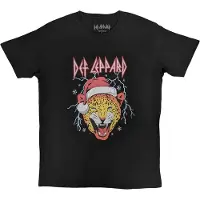 Ginza.se Def Leppard: Unisex T-Shirt/Holiday Leppard (Black) (Medium)