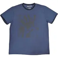Ginza.se System Of A Down: Unisex Ringer T-Shirt/Intoxicated (Denim Blue) (Large)